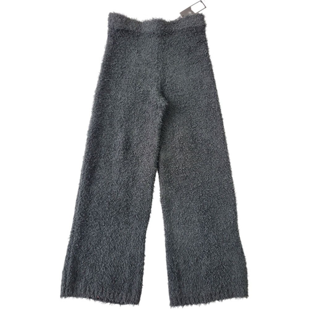 ✅ NWT Gianni Bini Fuzzy Black Boot cut casual pajama pants